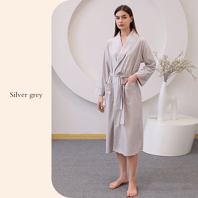 SATIN BATHROBE MEN WOMEN