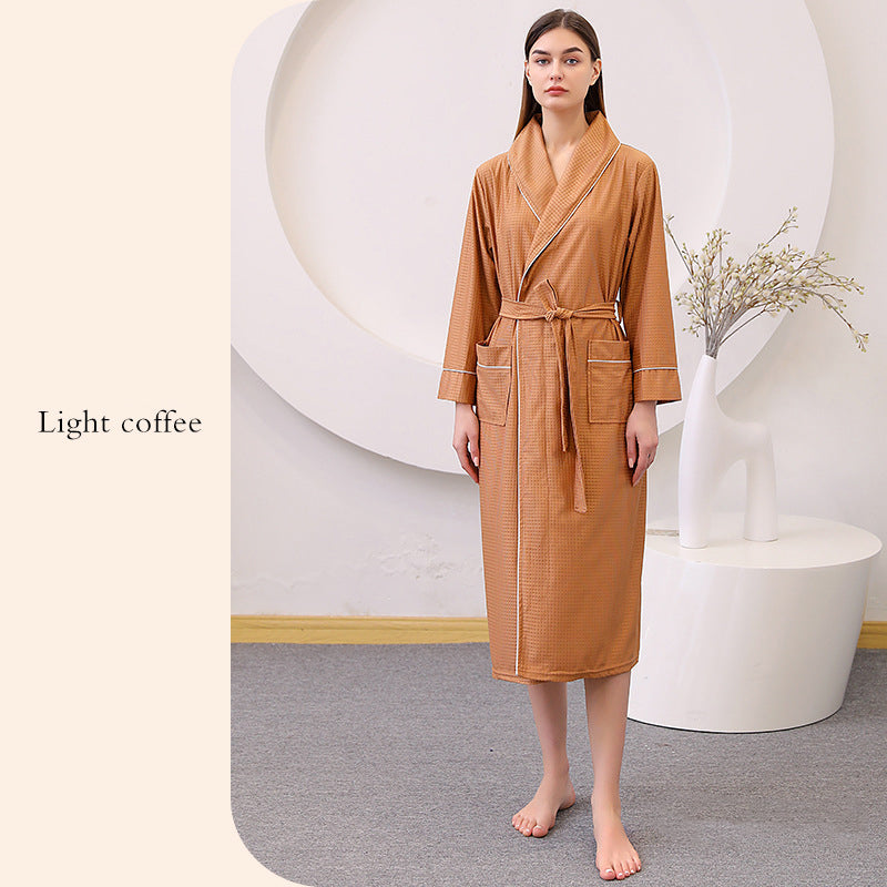 SATIN BATHROBE MEN WOMEN