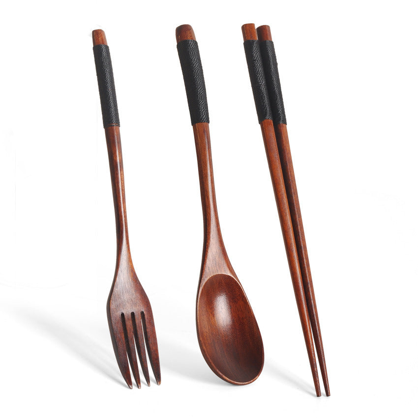 Japanese Style Chopsticks set long handle solid wood