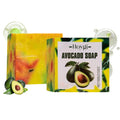 Hoygi Avocado Bath Soap gently moisturizes skin, moisturizes pores and cleanses pores, Refreshing and oil-Controlling Bath Body soap