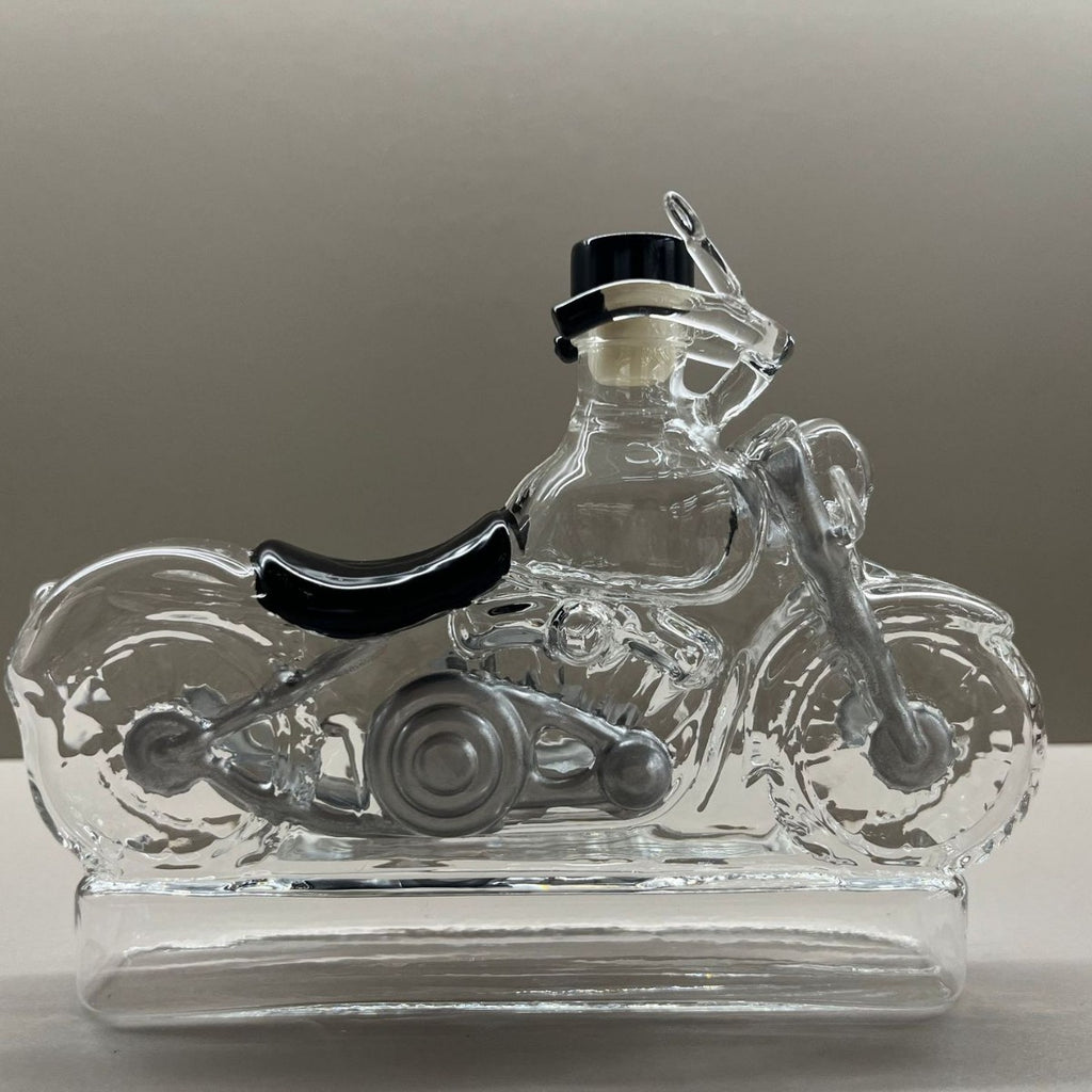 Motorcycle Whiskey Bottle High Borosilicate Glass
