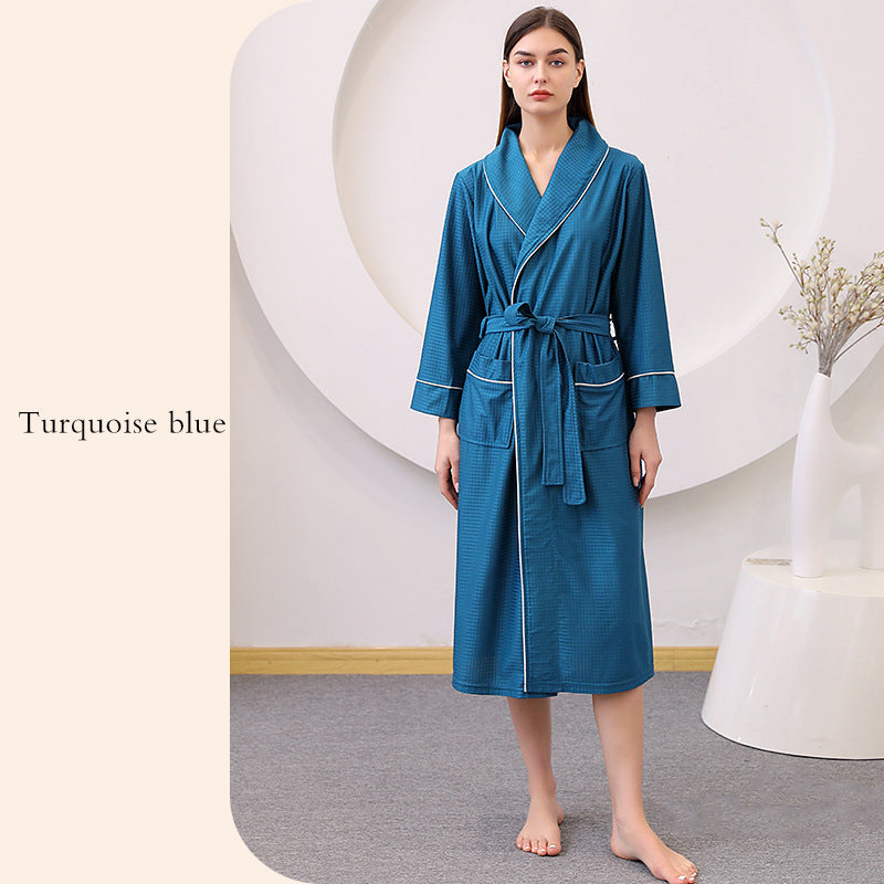 SATIN BATHROBE MEN WOMEN