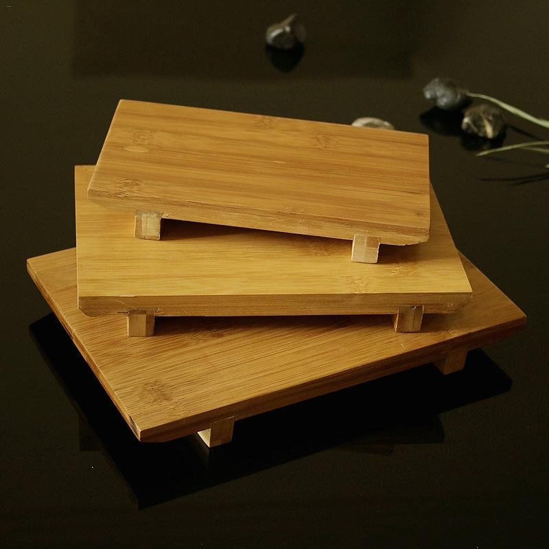 Bamboo Sushi Plate Rectangular Sushi Platform Tableware Serving Plate