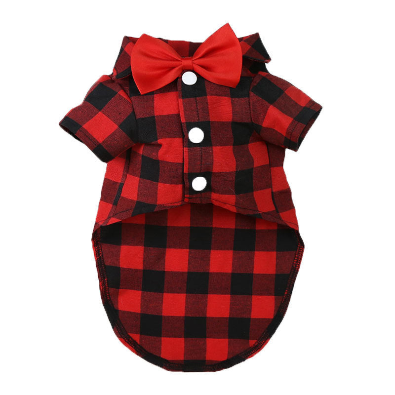 Spring Summer Autumn Dog Shirts  Teddy Bears Pets Cats Clothes Supplies