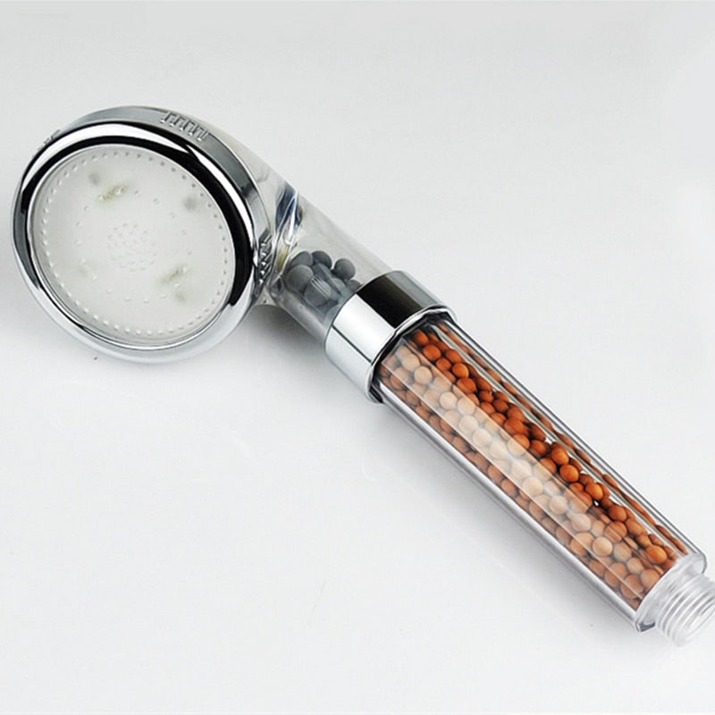 Hongdec Bathroom LED Multicolor 7 Colors Rainbow SPA Ionic Filter hand held Shower head