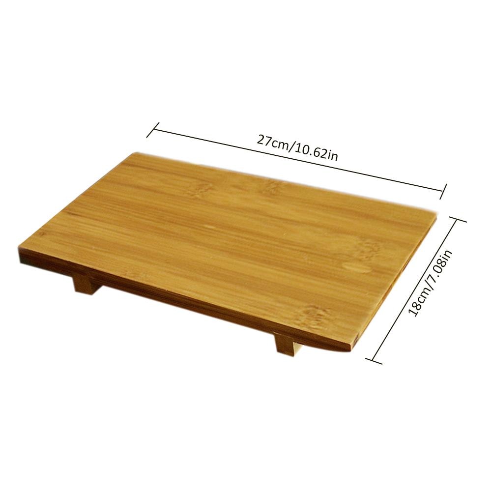 Bamboo Sushi Plate Rectangular Sushi Platform Tableware Serving Plate