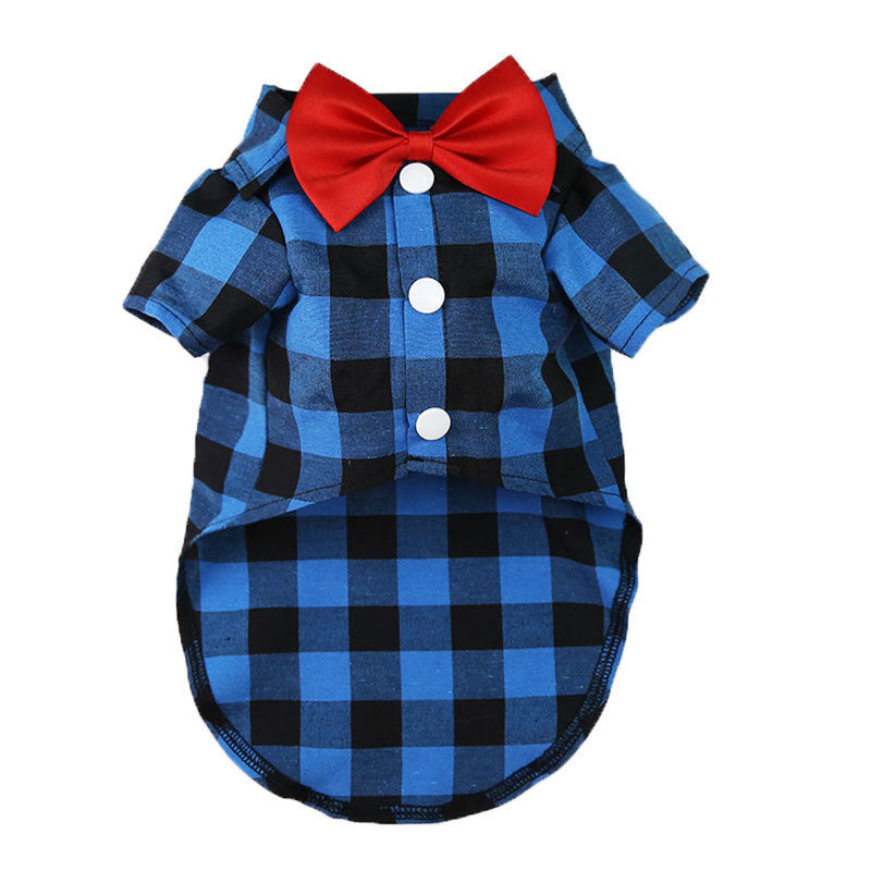 Spring Summer Autumn Dog Shirts  Teddy Bears Pets Cats Clothes Supplies
