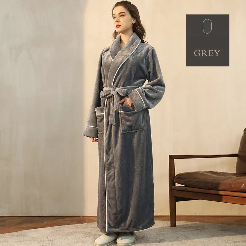 FLANNEL ROBE FOR MEN WOMEN COUPLES