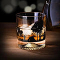 Iceberg-Creative Silhouette Whiskey Wine Glass, Snow Mountain Cup, Thick Bottom Rock Cup