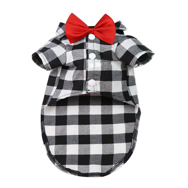 Spring Summer Autumn Dog Shirts  Teddy Bears Pets Cats Clothes Supplies