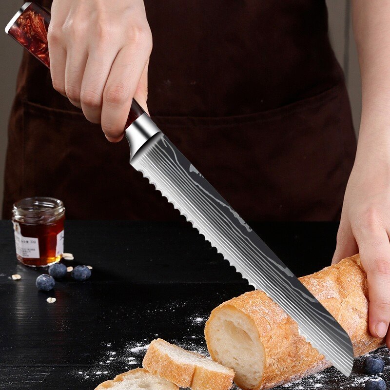 Professional Chef Knives 440C High Carbon Stainless Steel Pattern Knife