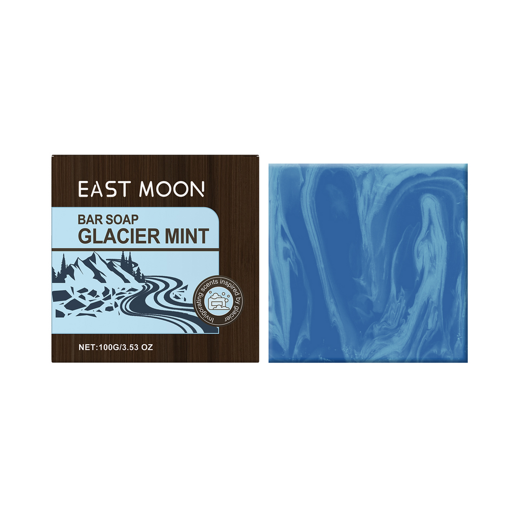 East Moon Glacier Mint Bath Soap Cleansing All Body Skin Fragrance For Men Refreshing Cleansing Bath Soap