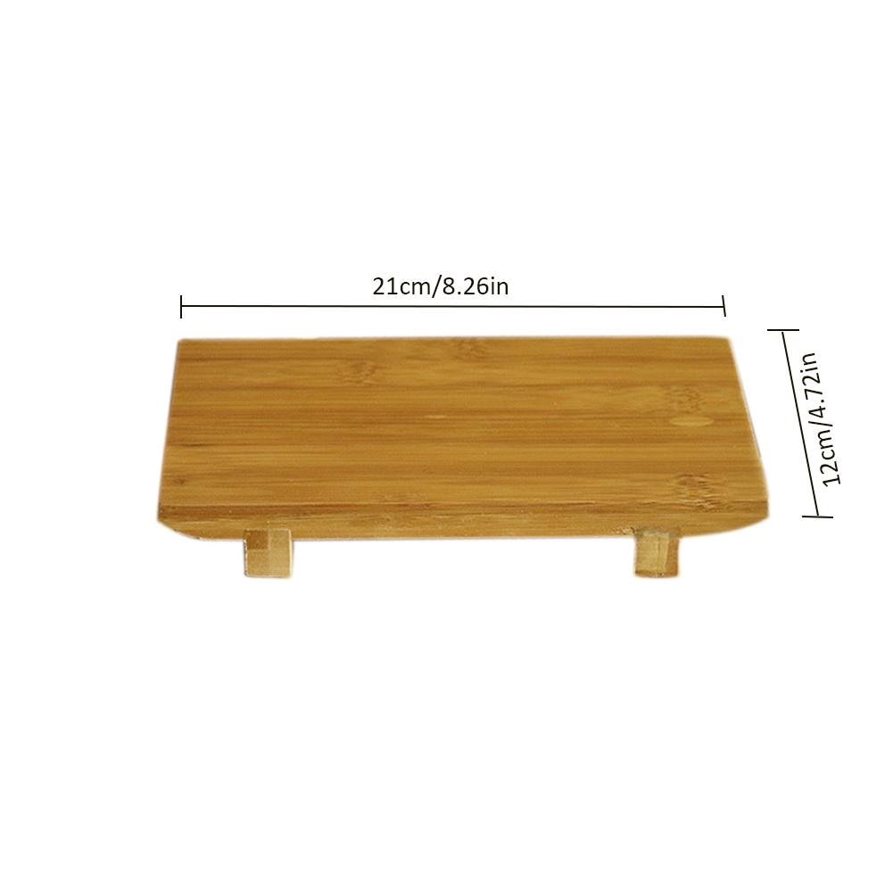 Bamboo Sushi Plate Rectangular Sushi Platform Tableware Serving Plate