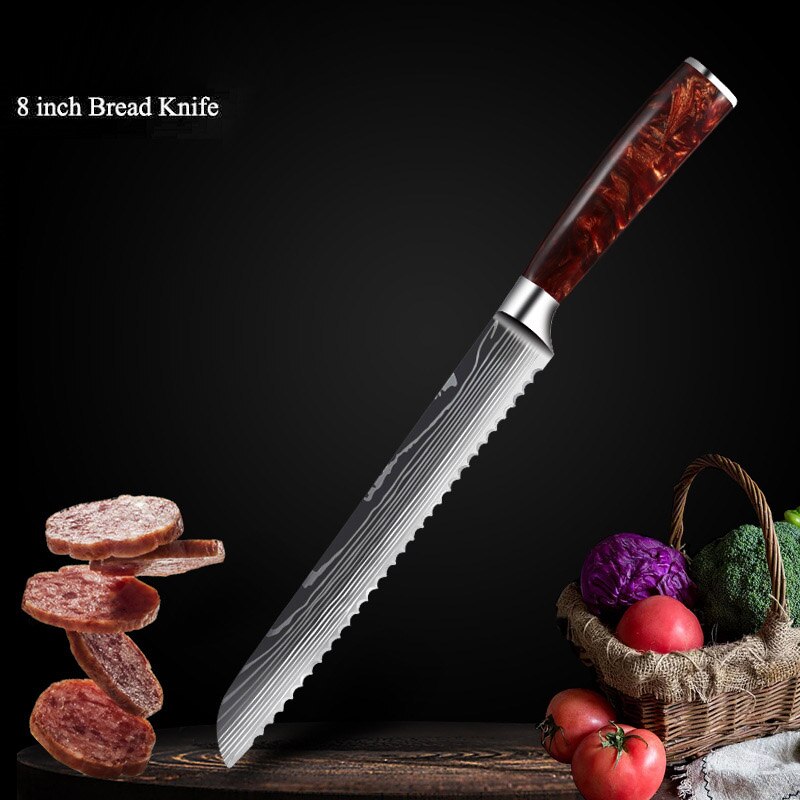 Professional Chef Knives 440C High Carbon Stainless Steel Pattern Knife