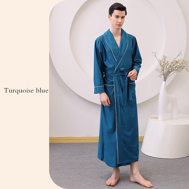 SATIN BATHROBE MEN WOMEN