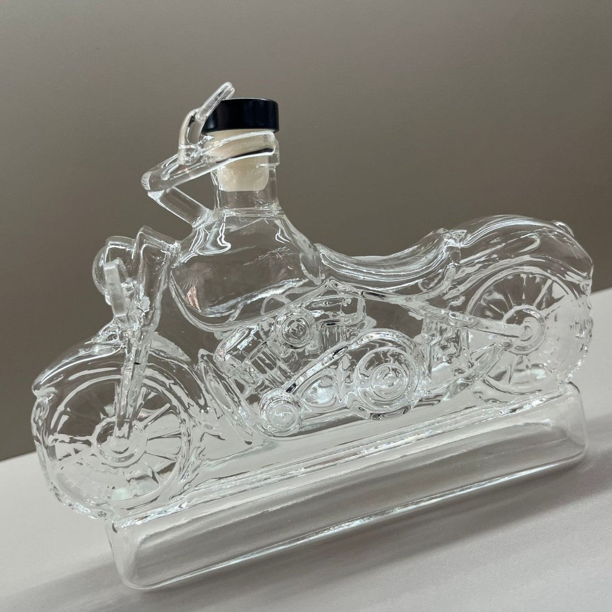 Motorcycle Whiskey Bottle High Borosilicate Glass